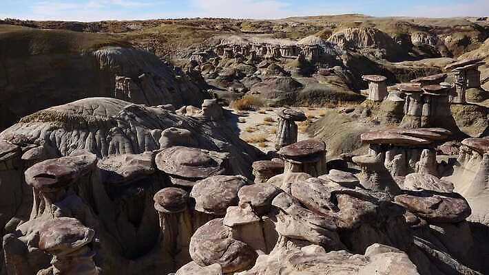 공원 자연 산 멕시코 건조 국립공원 풍경 사람없음 야외 가로 스터디 계곡 미국 사막 탐험 외계인 가을 바위 황무지 사암 뉴멕시코 전국 지질학 특별함 불모지 4K 건조기후 MP4 해외동영상 클립영상 계절 공공시설 교육 컨셉 북아메리카 학습 미확인물체 돌_바위 생태계 동영상 파일형식