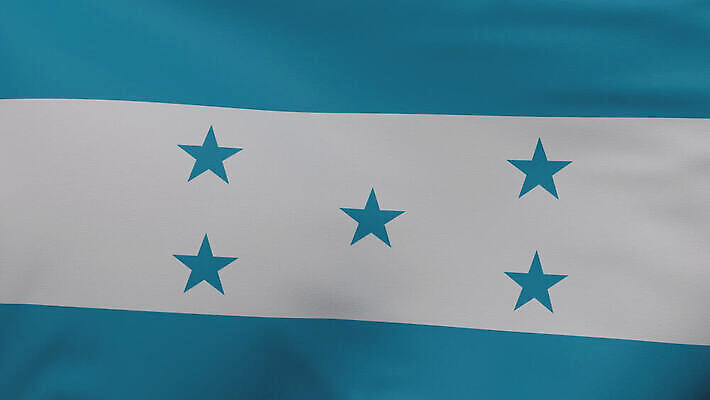 배너 물결 백그라운드 바람 사람없음 깃발 고리 심볼 질감 애국심 온두라스 전국 4K MOV 해외동영상 클립영상 자연요소 날씨 중앙아메리카 동영상 파일형식