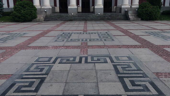 유럽 문화 여행 건축양식 사람없음 건물 극장 갸우뚱 랜드마크 불가리아 전국 4K MOV 해외동영상 클립영상 건축물 건축 나라 모션 동영상 파일형식 남유럽