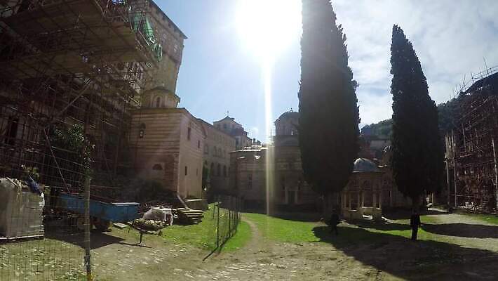 전통 종교 문화 바다 여행 건축양식 하늘 휴가 산 미술 사람없음 건물 빨간색 물 교회 믿음 탑 봄 골동품 흰색 기도 도시 역사 큼 그리스 박물관 신성 수도원 그리스인 비잔틴 신앙심 안뜰 옛날 4K MP4 해외동영상 클립영상 자연요소 서양인 건축물 계절 건축 감정 유럽 컬러 종교건축 문화예술 크기 동영상 제국 파일형식