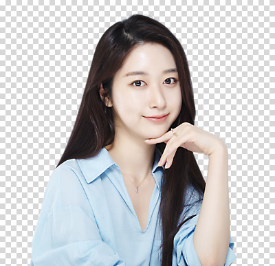 편집 편집이미지 응시 여자 셔츠 생머리 한명 미소 누끼 상반신 20대 성인 턱괴기 한국인 PNG 청순 의료성형뷰티 성인여자한명만 편집소스 1 헤어스타일 시선 컨셉 상의 모션 표정 사람 동양인 청년 여자한명만 성인여자만 파일형식