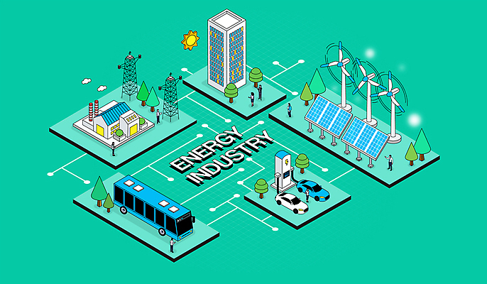 전신 여자 남자 산업 일러스트 버스 서기 빌딩 여러명 성인 건물 초록색 발전소 에너지 풍력에너지 태양에너지 집열판 송전탑 아이소메트릭 전기자동차 전기충전 충전소 성인만 국내일러스트 에너지의날 AI파일 건축물 기념일 육상교통 컬러 다수 모션 자동차 대중교통 사람 탑 그린에너지 충전 파일형식 벡터