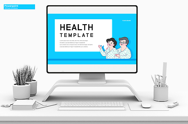 템플릿 여자 남자 중년 하늘색 비즈니스 의학 그래프 상반신 두명 세트 건강관리 진료 환자 PPT 프레젠테이션 문서템플릿 환자복 건강검진 중년만 애니형PPT 9P 이미지템플릿 옷 건강 관리 사람 성인 파란색 검사_조사 성인만 파일형식