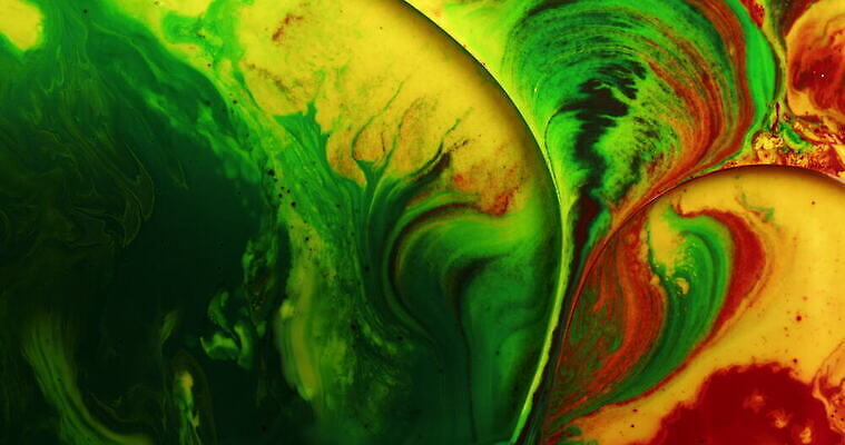 컬러 백그라운드 모션 추상 사람없음 빨간색 초록색 컬러풀 노란색 페인트 거품 소용돌이 액체 기름 질감 번짐 폭풍 공상 아크릴 4K 유체 MOV 해외동영상 클립영상 음식 무늬 재질 날씨 회오리 동영상 파일형식 효과