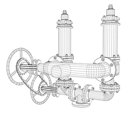 EPS 해외이미지 식물 디자인 실루엣 산업 선 백그라운드 일러스트 공장 추상 한개 3D 금속 힘 기계 장비 쌍 연결 스케치 심볼 수도꼭지 시설 그림 파이프 윤곽 튜브 청사진 공학 고립 압력 철강 파이프라인 화학물질 와이어프레임 해외202004 해외일러스트 1 교육 무늬 공업 재질 촬영기법 미술 화학 디지털합성 파이프_관 파일형식 벡터