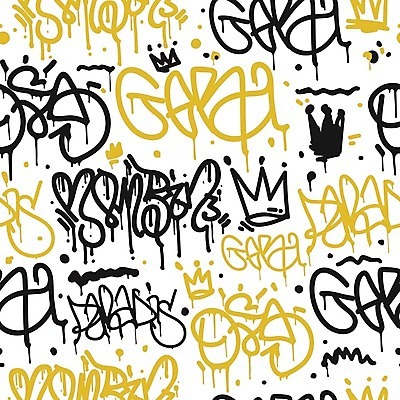 EPS 해외이미지 백그라운드 패턴 일러스트 캘리그라피 추상 왕관 미술 사람없음 낙서 그래피티 해외202004 해외일러스트 무늬 문화예술 그림 파일형식 벡터