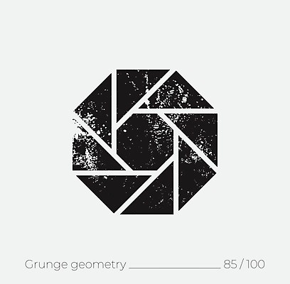 EPS 해외이미지 디자인 패턴 일러스트 추상 미술 사람없음 검은색 질감 팔각형 해외202004 해외일러스트 도형 컬러 무늬 문화예술 파일형식 벡터
