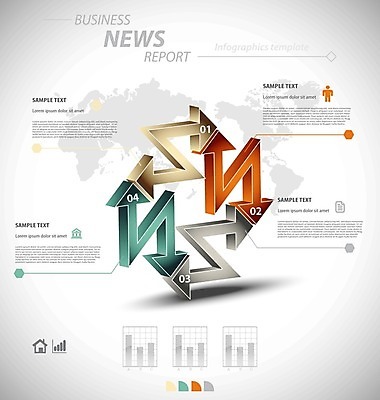EPS 해외이미지 템플릿 디자인 백그라운드 일러스트 비즈니스 통신 통계 사람없음 그래픽 컬러풀 자료 인포그래픽 정보 네트워크 분석 보고서 레이아웃 문서 단계 엘리먼트 인터페이스 인터랙티브 해외202004 해외일러스트 컬러 컨셉 파일형식 벡터
