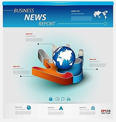 EPS 해외이미지 템플릿 디자인 백그라운드 일러스트 비즈니스 통신 통계 사람없음 그래픽 컬러풀 자료 인포그래픽 정보 네트워크 분석 보고서 레이아웃 문서 단계 엘리먼트 인터페이스 인터랙티브 해외202004 해외일러스트 컬러 컨셉 파일형식 벡터