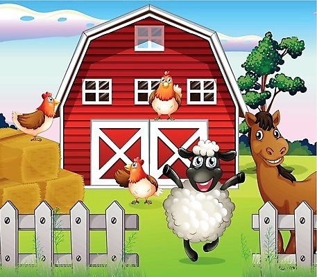 EPS 해외이미지 나무 식물 동물 구름 여자 일러스트 장난 놀이 하늘 엄마 주택 미소 야외 건물 목재 그래픽 빨간색 초록색 울타리 반려동물 농가 갈색 치킨 가축 목장 흰색 양 바 잡초 모서리 가장자리 볏짚 그림 각도 외양간 초식 해외202004 해외일러스트 자연요소 건축물 컬러 재료 포유류 가족 표정 사람 담장 농장 둘레 짚 닭고기요리 파일형식 벡터