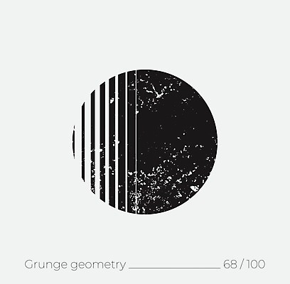 EPS 해외이미지 디자인 패턴 일러스트 추상 미술 사람없음 검은색 원형 질감 해외202004 해외일러스트 도형 컬러 무늬 문화예술 파일형식 벡터
