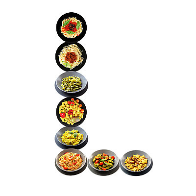 포토 JPG 해외이미지 아이콘 그릇 접시 알파벳 음식 조각 백그라운드 컨셉 텍스트 밥 파스타 스파게티 사람없음 단어 숫자 주방 이탈리아 흰색 기록 면 점 그룹 편지 심볼 사인 모음 L 구성 해외202004 해외포토 문자 식기 영어 유럽 컬러 서양음식 파일형식