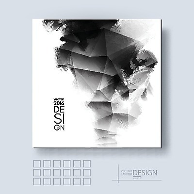 EPS 해외이미지 백그라운드 일러스트 수묵화 미술 타이포그라피 사람없음 검은색 먹 번짐 국경 해외202004 해외일러스트 문자 컬러 서예 문화예술 파일형식 벡터 효과