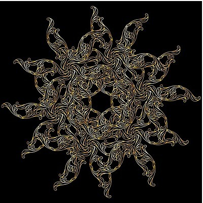 EPS 해외이미지 디자인 꽃 백그라운드 잎 꽃무늬 패턴 곡선 일러스트 추상 미술 사람없음 그래픽 장식 검은색 희망 화려 우아함 묘사 공상 대칭 아라베스크 엘리먼트 스타일 해외202004 해외일러스트 식물 감정 선 컬러 컨셉 무늬 문화예술 파일형식 벡터