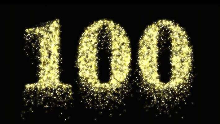 기념일 컨셉 불 불꽃 기념 폭죽 불꽃놀이 사람없음 빛 반짝임 숫자 검은색 에너지 축하 생일 황금 야간 네온 애니메이션 동영상 빛망울 연소 세기 4K MOV 해외동영상 클립영상 자연요소 문자 컬러 모션 놀이 이벤트 파일형식