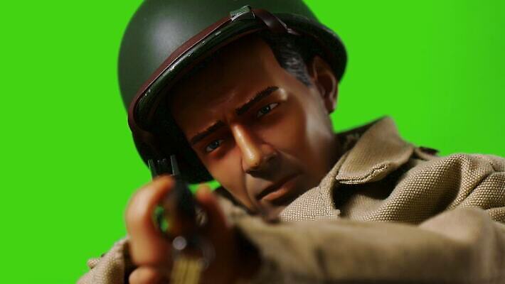 모델 무기 인형 포즈 유니폼 사람없음 초록색 장난감 숫자 스크린 미국 기계 피규어 총 헬멧 군용 싸움 전쟁 육군 병정 전사 보병 인공 4K MP4 해외동영상 클립영상 문자 옷 컬러 북아메리카 모션 군대 미니어처 보호장비 동영상 파일형식