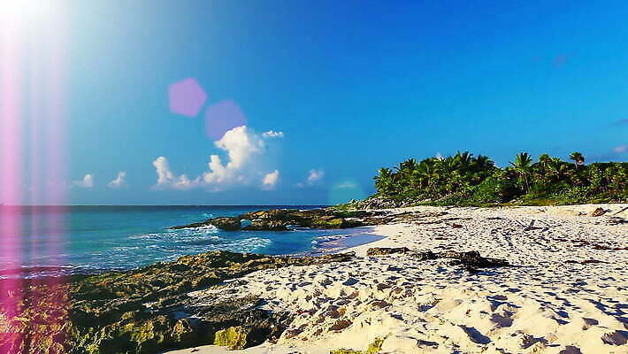 구름 물결 선 모래 파도 바다 여행 자연 하늘 휴가 휴식 멕시코 손바닥 풍경 사람없음 야외 물 파란색 맑음 미국 침묵 서핑 떨어짐 휴양지 유카탄 마야 강렬 이국적 파라다이스 수평선 MOV 해외동영상 클립영상 자연요소 손 컬러 컨셉 북아메리카 날씨 소리 장소 수상스포츠 생태계 마야문명 동영상 파일형식