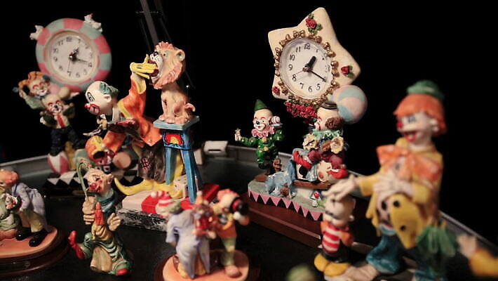 시계 사람없음 장식 광대 피에로 오브젝트 복고 MOV 해외동영상 클립영상 동영상 파일형식