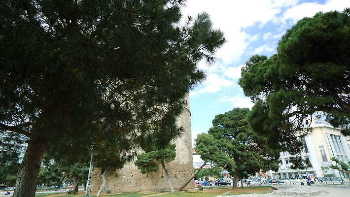 백인 유럽 문화 여행 건축양식 유물 사람 사람없음 건물 파란색 세계 햇빛 탑 흰색 깃발 도시 성 센터 중세 역사 중앙 그리스 박물관 과거 베네치아 지휘 그리스인 휘장 마케도니아 발칸반도 비잔틴 소셜 옛날 왕국 제국 4K MOV 해외동영상 클립영상 서양인 전통 건축물 건축 나라 컬러 컨셉 태양 이탈리아 동영상 파일형식 남유럽