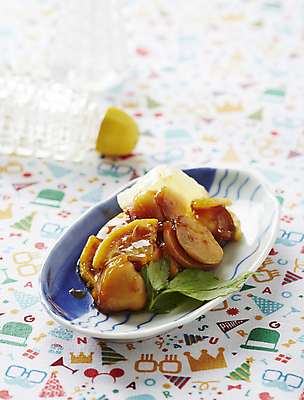 포토 JPG 반찬 감자 사람없음 양념통 조림 감자조림 국내포토 음식 채소 통 양념 파일형식