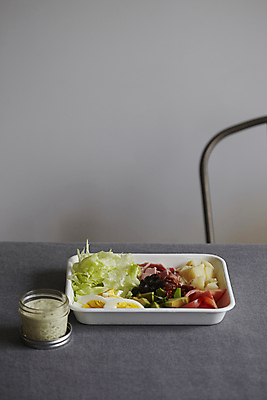 포토 JPG 탁자 실내 사람없음 샐러드 소스 콥샐러드 국내포토 음식 가구 내부 양념 파일형식