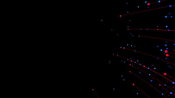 선 백그라운드 컨셉 곡선 자국 추상 사람없음 그래픽 장식 빨간색 파란색 빛 반짝임 3D 우주 디지털 어둠 활발 흐름 에너지 점 고급 입자 회전 네온 마법 광 환상 더스트파티클 효과 4K MOV 해외동영상 클립영상 컬러 무늬 모션 디지털합성 동영상 파일형식