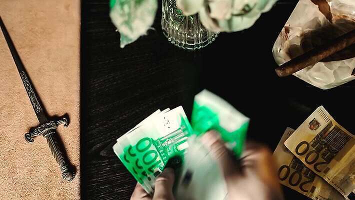 직업 손 남자 종이 백그라운드 지폐 돈 비즈니스 성공 사람 정장 사람없음 금융 사무실 검은색 어둠 거래 저축 유로 잡기 악단 비즈니스맨 시장 재산 고급 구매 책상 주기 투자 만들기 결제 딜러 계산서 단검 월급 빚 마피아 부정부패 세금 카운트 4K MP4 해외동영상 클립영상 옷 무기 음악 컬러 가구 컨셉 모션 신체부위 경제 쇼핑 직장인 검 동영상 파일형식