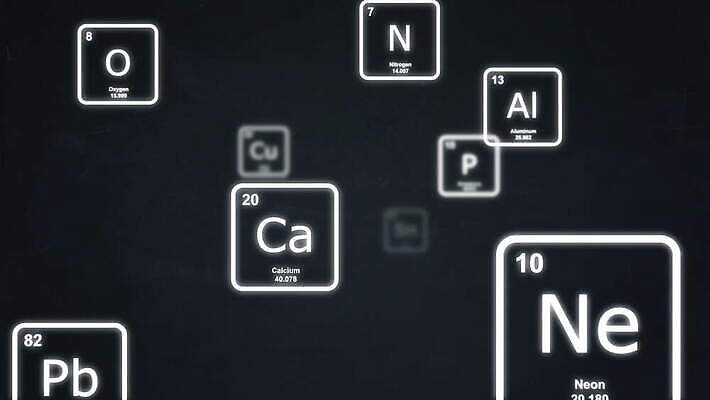 교육 과학 학교 모션 안내 사람없음 파란색 빛 3D 우주 검은색 칠판 흰색 고리 은색 미끄러짐 철 심볼 묘사 네온 활기 애니메이션 광 수소 완벽 칼슘 화학물질 탄소 4K MOV 해외동영상 클립영상 컬러 컨셉 원소 화학 디지털합성 동영상 파일형식