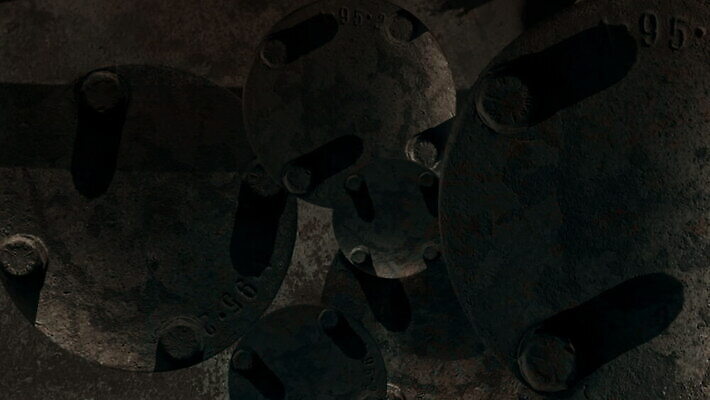 접시 디자인 산업 백그라운드 패턴 표면 사람없음 금속 검은색 어둠 공구 얼룩 원형 거친 천 철 오브젝트 부식 질감 순환 회전 합성 애니메이션 그런지 옛날 철강 MOV 해외동영상 클립영상 도형 식기 컬러 무늬 모션 재질 도구 직물 동영상 파일형식