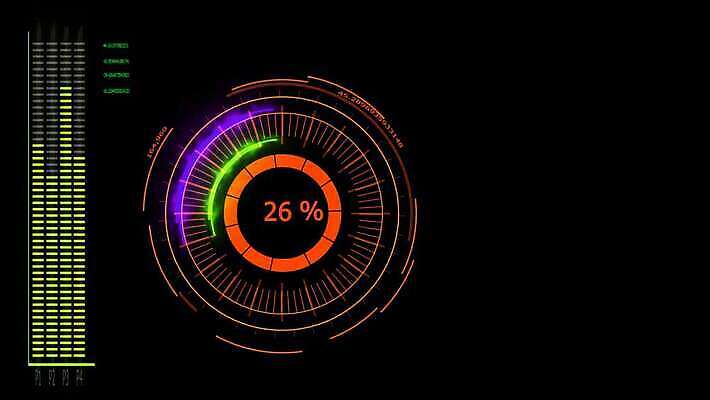산업 백그라운드 교통시설 자동차 그래프 미래 새로움 사람없음 빛 숫자 디지털 검은색 힘 장비 에너지 기구 판넬 원형 발표 지시 계산대 측정 사인 속도 다이얼 애니메이션 계량기 게이지 계기판 로딩 속도계 자동 전압 제어 효율 공급 효과 4K MP4 해외동영상 클립영상 레이스천 도형 문자 육상교통 컬러 교통 컨셉 모션 직물 시설 동영상 파일형식