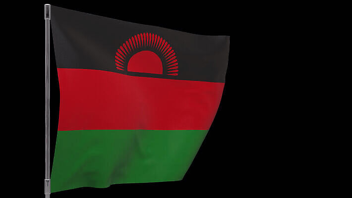 배너 물결 사람없음 깃발 깃대 봉 애국심 말라위 전국 4K MOV 해외동영상 클립영상 동영상 파일형식