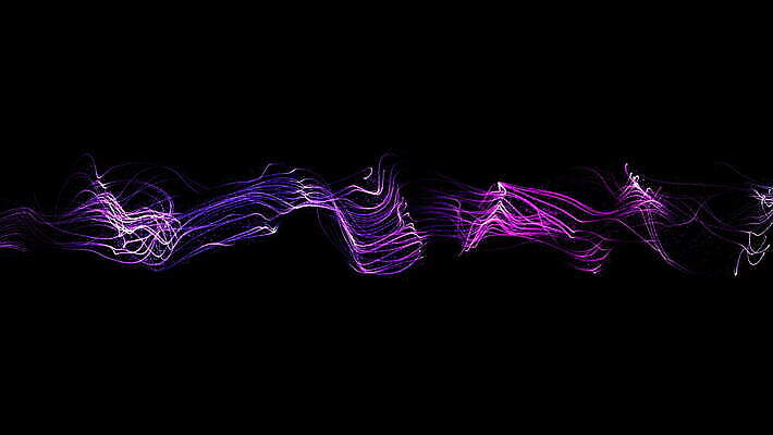 모양 선 줄 파도 백그라운드 모션 추상 미래 사람없음 빛 보라색 검은색 흐름 에너지 역동적 애니메이션 더스트파티클 효과 4K 유체 MOV 해외동영상 클립영상 바다 컬러 컨셉 무늬 동영상 파일형식