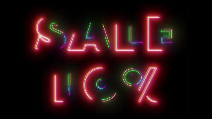 미래 사람없음 네온 애니메이션 직사각형 만화경 블러효과 4K MOV 해외동영상 클립영상 도형 컨셉 장난감 동영상 블러 파일형식 효과