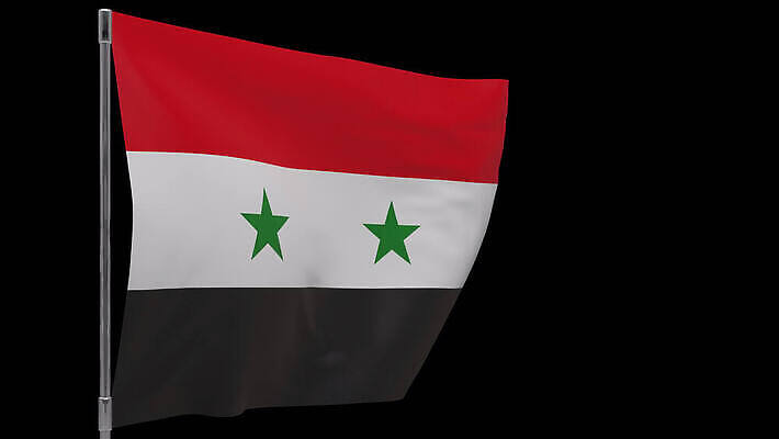 배너 물결 사람없음 깃발 깃대 봉 애국심 시리아 전국 4K MOV 해외동영상 클립영상 중동 동영상 파일형식