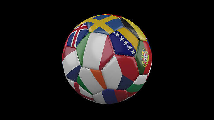 유럽 스포츠 백그라운드 축구공 공 성공 표면 잉글랜드 독일 노르웨이 핀란드 사람없음 컵 3D 축구 이탈리아 유로 프랑스 깃발 투명 고리 오스트리아 포르투갈 스위스 네덜란드 벨기에 체코 아일랜드 크로아티아 애니메이션 칠면조 헝가리 폴란드 골 마지막 불가리아 세르비아 슬로바키아 필승 스코틀랜드 4K MOV 해외동영상 클립영상 식기 나라 컨셉 돈 축구용품 조류 영국 북유럽 구기 우승 디지털합성 동영상 동유럽 서유럽 파일형식 남유럽