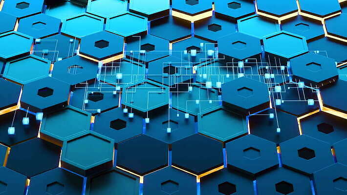 디자인 선 과학 백그라운드 컨셉 인터넷 추상 미래 기술 사람없음 파란색 빛 컴퓨터 3D 디지털 자료 웹 힘 과학기술 정보 네트워크 연결 사이버 순환 하이테크 전자 육각형 기하학 공학 마더보드 하드웨어 4K MOV 해외동영상 클립영상 도형 교육 컬러 무늬 모션 전자제품 디지털합성 동영상 파일형식