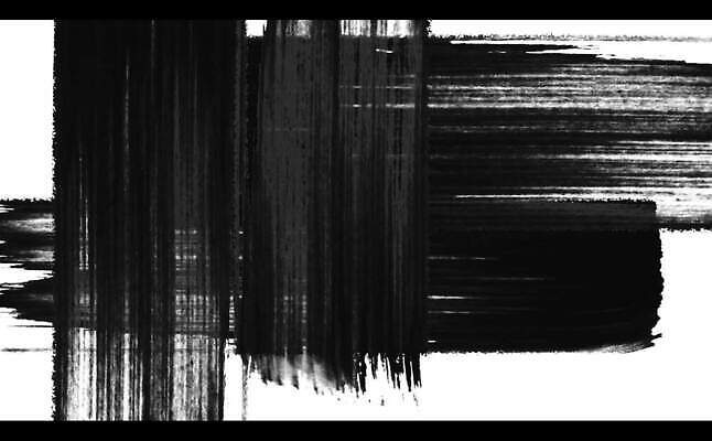 디자인 선 백그라운드 패턴 표시 추상 수채화 잉크 미술 사람없음 그래픽 검은색 페인트 흰색 붓 얼룩 속도 흰배경 그림 질감 진흙 찢어짐 엘리먼트 자취 타격 아크릴 MOV 해외동영상 클립영상 컬러 무늬 모션 재질 문화예술 동영상 파일형식