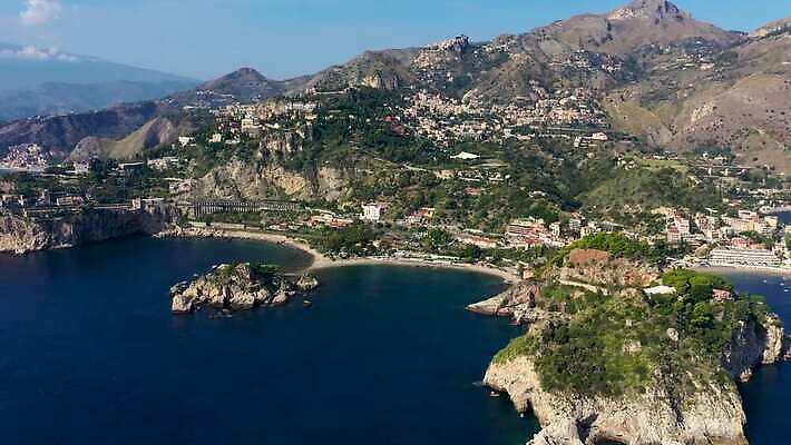 바다 섬 휴가 파노라마 풍경 사람없음 관광지 도시풍경 이탈리아 바위 지중해 4K MP4 해외동영상 클립영상 유럽 여행 촬영기법 돌_바위 도시 동영상 파일형식