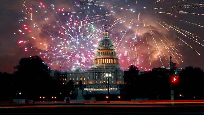 행복 회의 휴가 불꽃 기념 폭죽 이벤트 사람없음 건물 축제 미국 일몰 자유 축하 4 콜롬비아 저녁 폭발 심볼 애국심 빛망울 국회 7월 독립 독립기념일 랜드마크 수도권 워싱턴 전국 정부 4K MOV 해외동영상 클립영상 건축물 기념일 감정 컨셉 북아메리카 비즈니스 불 빛 숫자 노을 날짜 남아메리카 야간 지역 동영상 파일형식