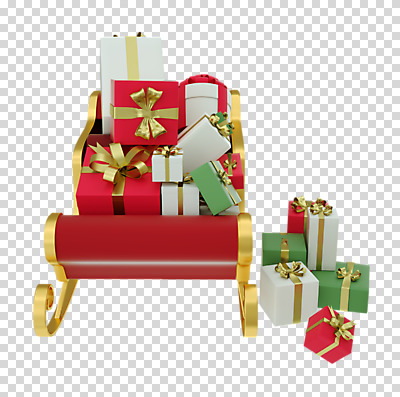 편집 편집이미지 크리스마스 크리스마스선물 누끼 사람없음 선물상자 상자 3D소스 3D 디지털합성 담기 썰매 PNG 편집소스 기념일 모션 선물 파일형식