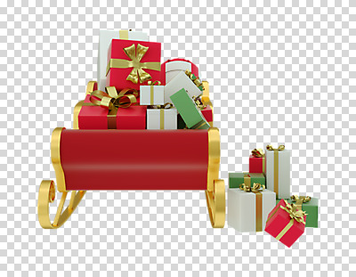 편집 편집이미지 크리스마스 크리스마스선물 누끼 사람없음 선물상자 상자 3D소스 3D 디지털합성 담기 썰매 PNG 편집소스 기념일 모션 선물 파일형식