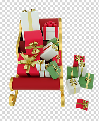 편집 편집이미지 크리스마스 크리스마스선물 누끼 사람없음 선물상자 상자 3D소스 3D 디지털합성 담기 썰매 PNG 편집소스 기념일 모션 선물 파일형식