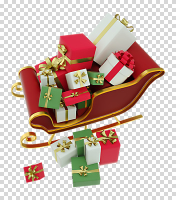 편집 편집이미지 크리스마스 크리스마스선물 누끼 사람없음 선물상자 상자 3D소스 3D 디지털합성 담기 썰매 PNG 편집소스 기념일 모션 선물 파일형식