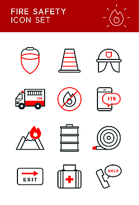 아이콘 불꽃 산 사람없음 빨간색 스마트폰 검은색 금지 도움 구급상자 양동이 전화기 라인아이콘 화재 소방차 드럼통 산불 비상구 119 요청 구조요청 불조심 소방관모자 소방호스 신고 칼라콘 헬프 2D아이콘 AI파일 모자_잡화 컬러 컨셉 자동차 불 핸드폰 스마트기기 의료용품 구출 안전장비 소방 사건 호스 전화번호 파일형식 벡터