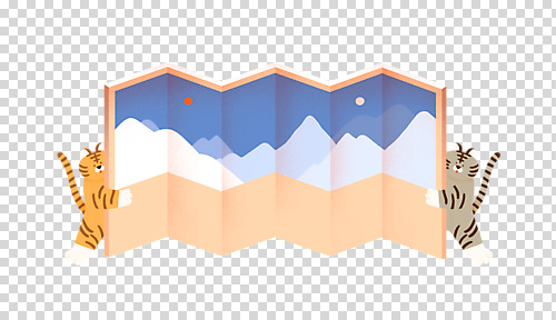 편집 편집이미지 두마리 누끼 사람없음 귀여움 잡기 호랑이 병풍 PNG 편집소스 나오기 흑호 일월오봉도 컨셉 2 포유류 모션 그림 파일형식