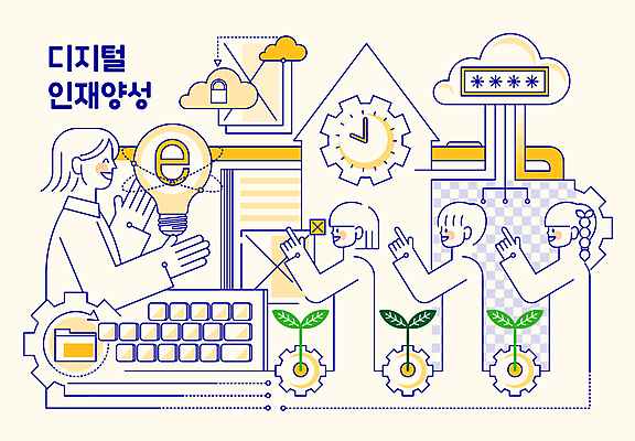 구름 여학생 여자 남자 어린이 남학생 시계 인터넷 라인일러스트 일러스트 전구 웃음 소녀 소년 여러명 상반신 성인 노란색 새싹 디지털 교사 가리킴 키보드 암호 라인아트 톱니바퀴 클라우드서비스 인재 국내일러스트 AI파일 자연요소 식물 직업 학생 선 컬러 다수 표정 사람 손짓 서비스 파일형식 벡터