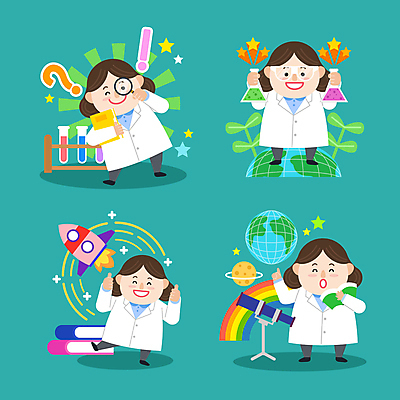 전신 식물 여자 별 지구 과학 무지개 일러스트 돋보기 실험기구 실험 들기 여러명 성인 책 교사 망원경 행성 로켓 물음표 느낌표 플라스크 시험관 과학교육 과학선생님 성인여자만 월간캐릭터 일러캐릭터 AI파일 자연요소 직업 캐릭터 기호 교육 다수 모션 사람 우주 여자만 성인만 파일형식 벡터