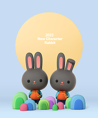 PSD 편집 편집이미지 한국전통 두마리 새해 산 프레임 복주머니 3D캐릭터 들기 사람없음 3D 보름달 토끼 한복 신년캐릭터 디지털합성 토끼캐릭터 카피스페이스 편집소스 2023년 월간캐릭터 흑토끼 계묘년 편집3D 캐릭터 전통 동물캐릭터 2 포유류 모션 전통소품 한국 반려동물 공백 달 전통의상 연도 파일형식