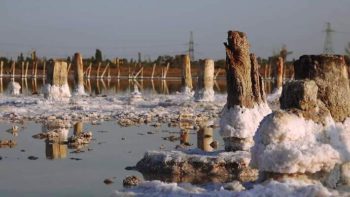 호수 바다 백그라운드 자연 사람없음 야외 물 흰색 약초 크리스탈 휴양지 진흙 결정체 지구온난화 내추럴 우크라이나 짠맛 오데사 4K MP4 해외동영상 클립영상 자연요소 유럽 컬러 장소 풀_식물 맛 광석 생태계 동영상 기후변화 파일형식