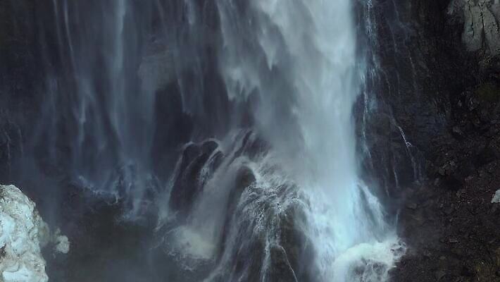 나무 자연 산 사람없음 야외 물 강 골짜기 폭포 흐름 신선 개울 숲 삼림지대 워싱턴 전국 지질학 로키산맥 4K MP4 해외동영상 클립영상 자연요소 식물 교육 컨셉 미국 생태계 동영상 파일형식